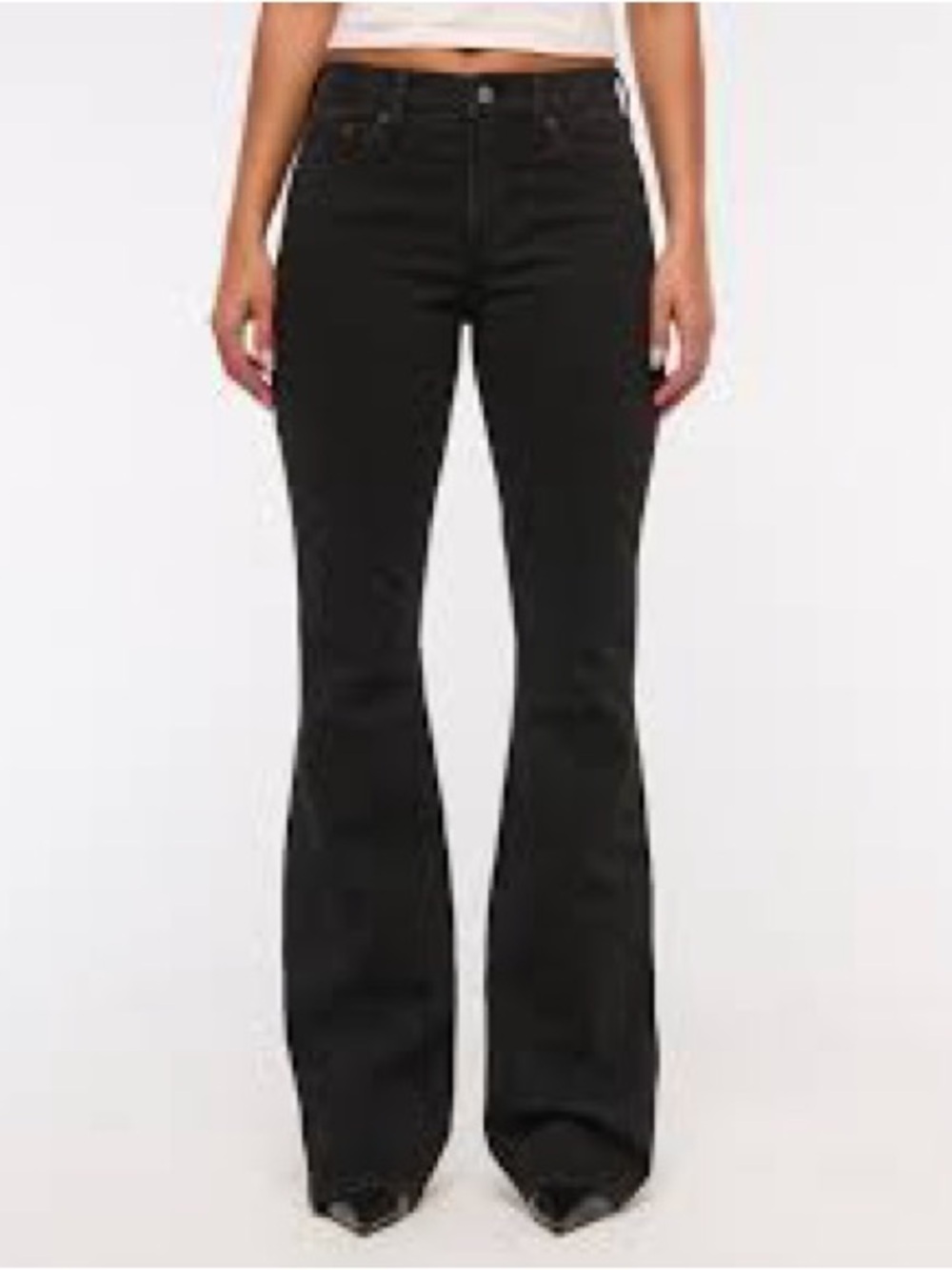 Abercrombie & Fitch Black Flare Jeans